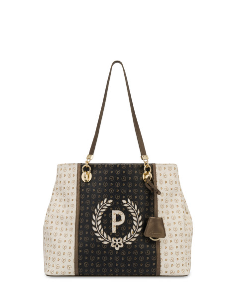 Special Heritage shopping bag IVORY/BLACK/BRONZE