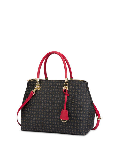 BORSA A SPALLA BLACK/LAKY RED