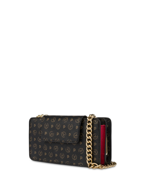 Clutch porta cellulare Heritage NERO/LACCA