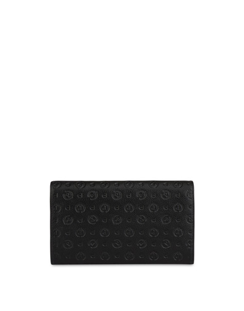 Heritage Logo Embossed wallet BLACK