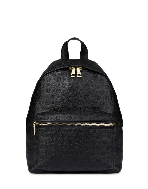 Heritage Logo Embossed Backpack Black