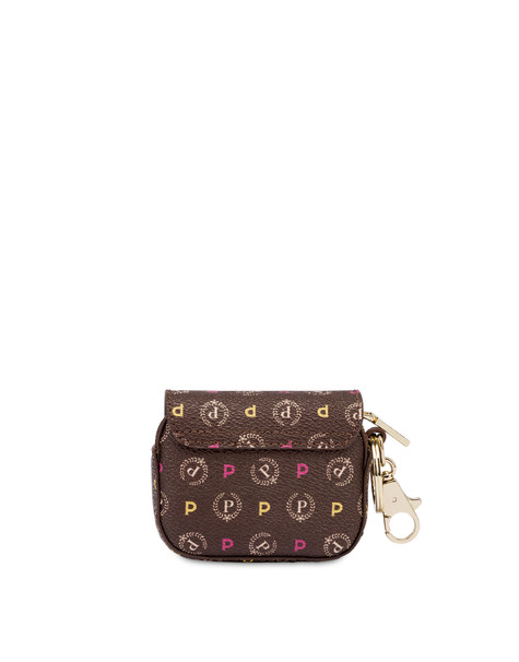 Heritage mini shoulder bag charm MULTICOLOUR/BROWN