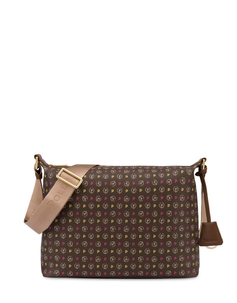 BORSA A SPALLA MULTICOLOUR/BROWN