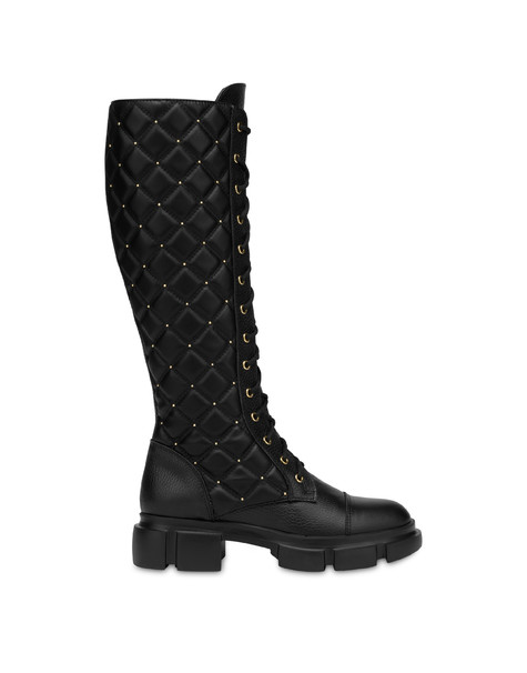 Stars in Prague quilted boots BLACK/BLACK