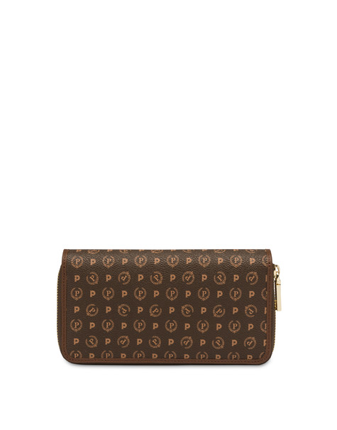 Portafoglio zip around Bicolor Heritage MARRONE/CREMA/MARRONE
