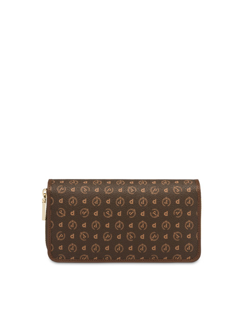 Portafoglio zip around Bicolor Heritage MARRONE/CREMA/MARRONE