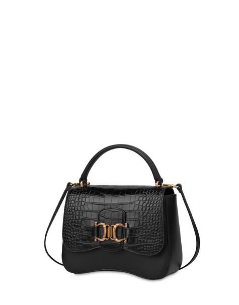 Natalia calf leather handbag BLACK/BLACK