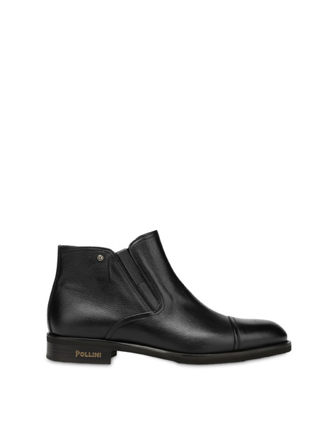 Gentlemen's Club calf leather ankle boots BLACK