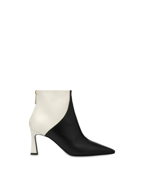 Karluv Most two-tone calf leather ankle boots BLACK/PORCELAIN