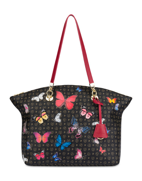 Heritage Butterfly Collection tote bag BLACK/RED