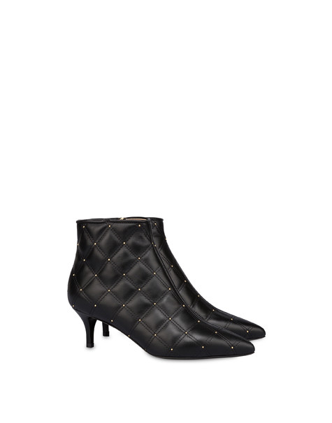 Stars In Prague quilted ankle boots BLACK