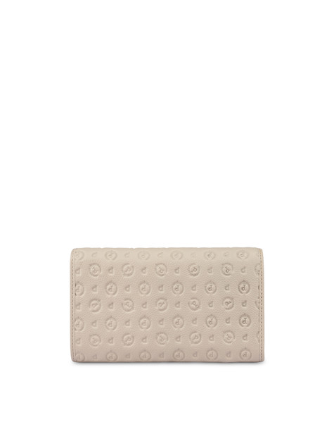 Heritage Logo Embossed Wallet Ivory