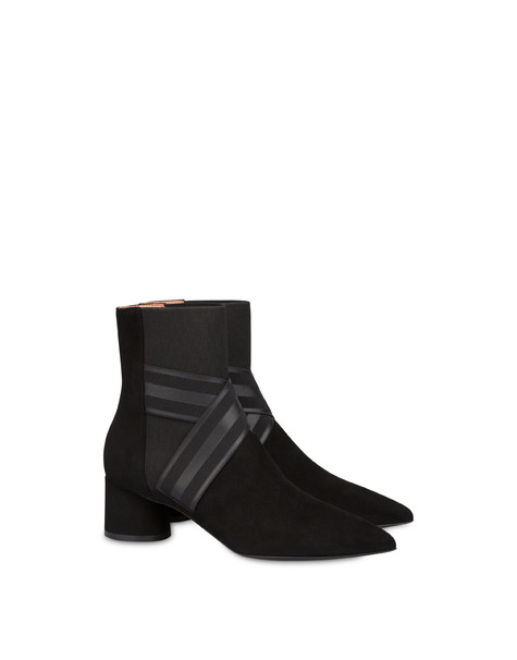 Cross Roads suede ankle boots BLACK