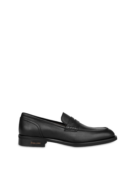 Gentlemen's Club calf leather loafers BLACK