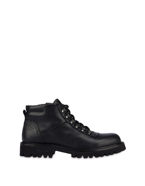 Budapest moose calf leather boots BLACK