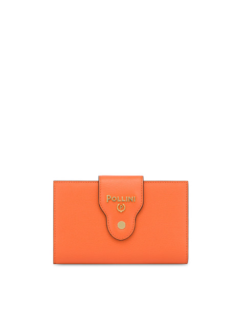 Card holder wallet with logo APRICOT