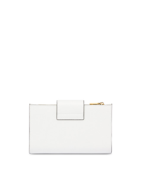 Card holder wallet with logo WHITE