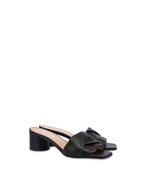 Soft Spring nappa leather mules BLACK