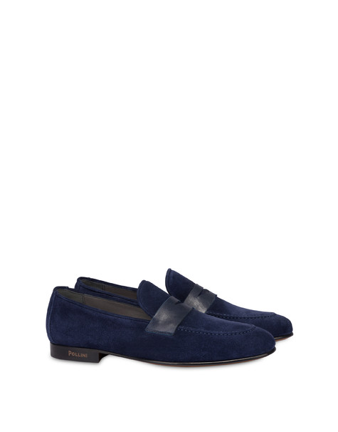 Saint Paul the Vence crust loafers BLUEBERRY