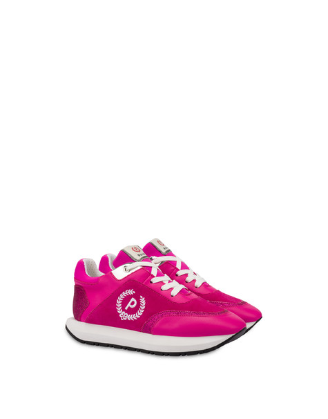 Speed split leather and calfskin sneakers RASPBERRY/RASPBERRY/RASPBERRY/RASPBERRY/SILVER