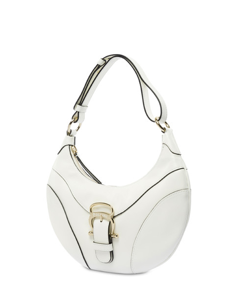 Shoulder bag in Cabiria Buckle calf leather IVORY