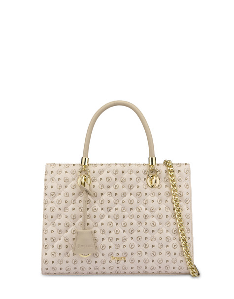 Heritage Matelassé Shopping Bag Ivory/ivory