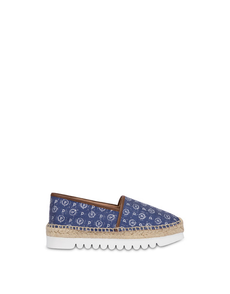 Espadrillas Heritage Denim Jacquard Blu/marrone