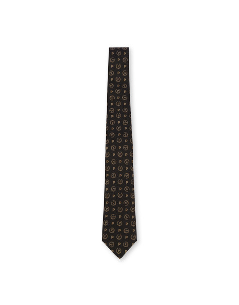 Cravatta Heritage Pattern NERO