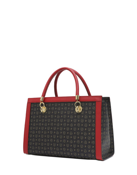 BORSA A SPALLA NERO/LACCA
