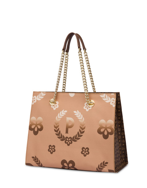 Day-si! Heritage Shopping Bag Dark Brown/cream/brown