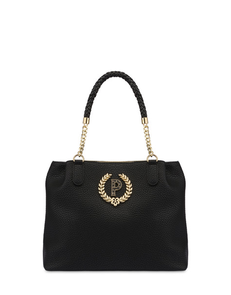 Enamel Allure handbag BLACK