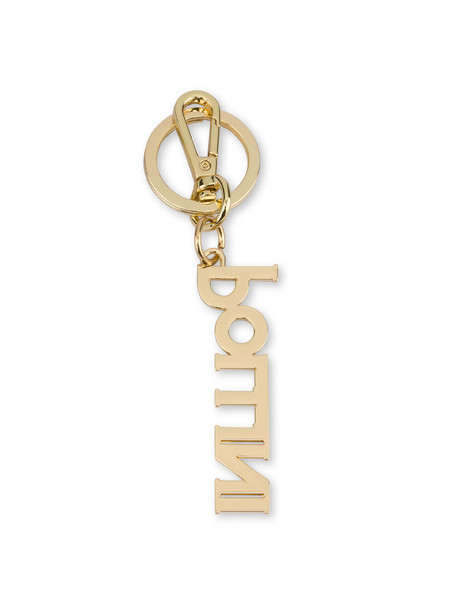Lettering Logo keychain charm GOLD/NUDE