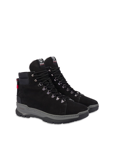High Pollini Ice Cracker walking boots in calfskin BLACK/BLACK/BLACK