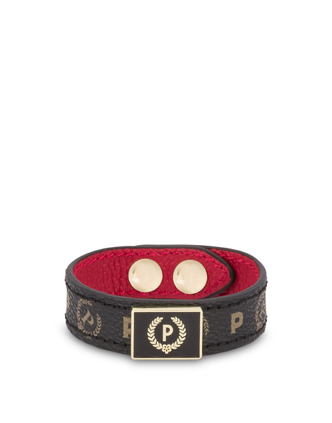 Bracciale con bottoni Heritage Bijoux NERO/LACCA