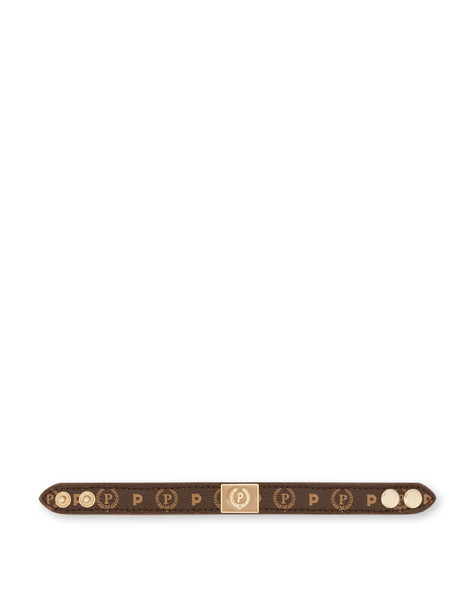 Bracelet with Heritage Bijoux buttons BROWN/BROWN