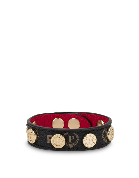 Bracciale con borchie Heritage Bijoux NERO/LACCA