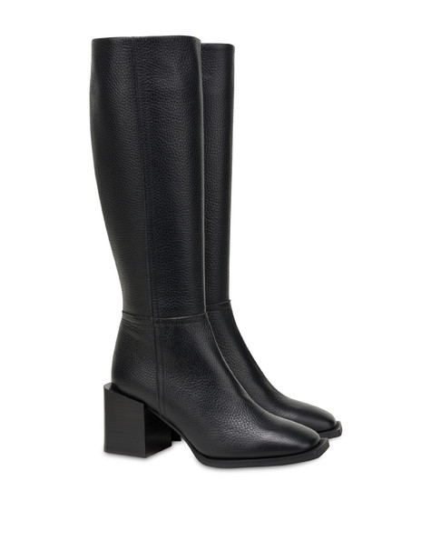 Tate Modern calfskin boots BLACK