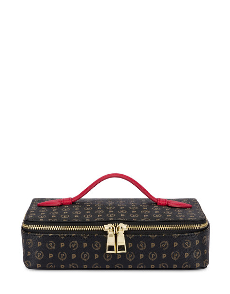 Heritage Small Beauty Bag BLACK/LAKY RED
