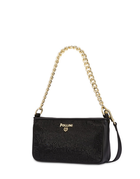 Bling Bling rhinestone shoulder bag BLACK/BLACK