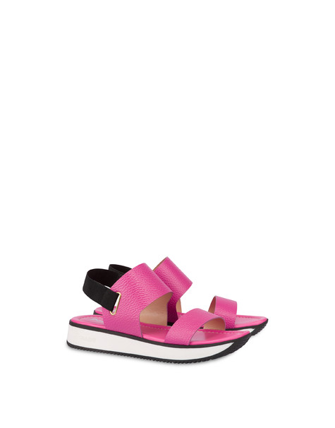 Sandalo in vitello con elastico Walk In Nature BOUGANVILLE/NERO
