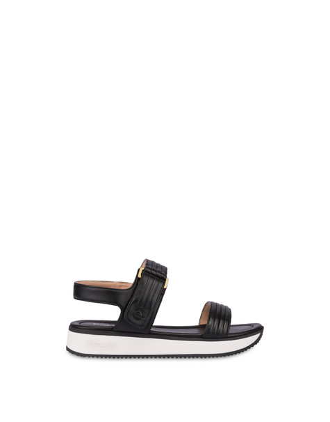 Sandali in nappa Walk In Nature NERO