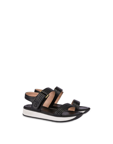 Sandali in nappa Walk In Nature NERO