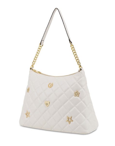 Hobo bag matelassé Joyfull Quilting BIANCO