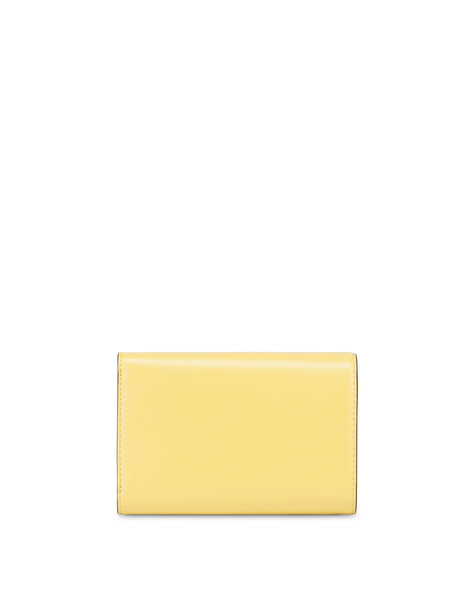 Continental wallet with logo YELLOW
