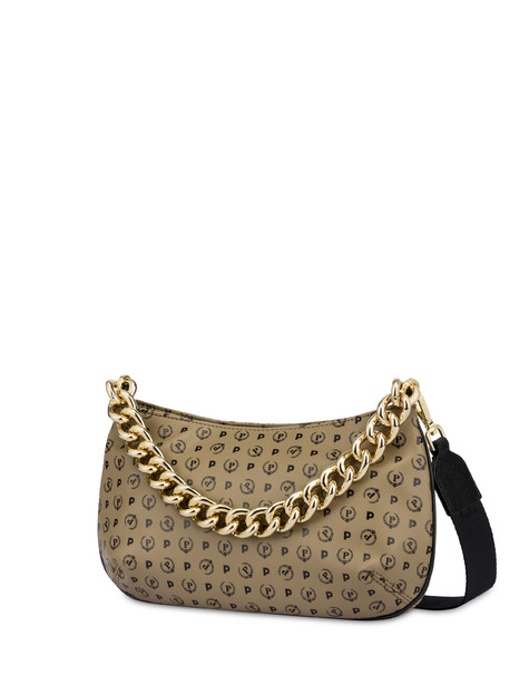 Heritage Soft Touch Chain Crossbody Bag Taupe/black