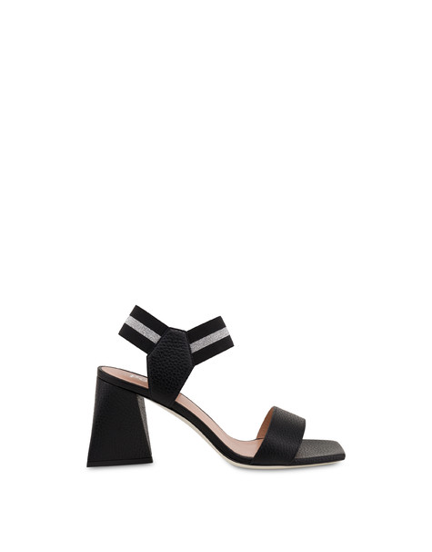 Sandali alti con elastici Colorful Band NERO/NERO-ARGENTO