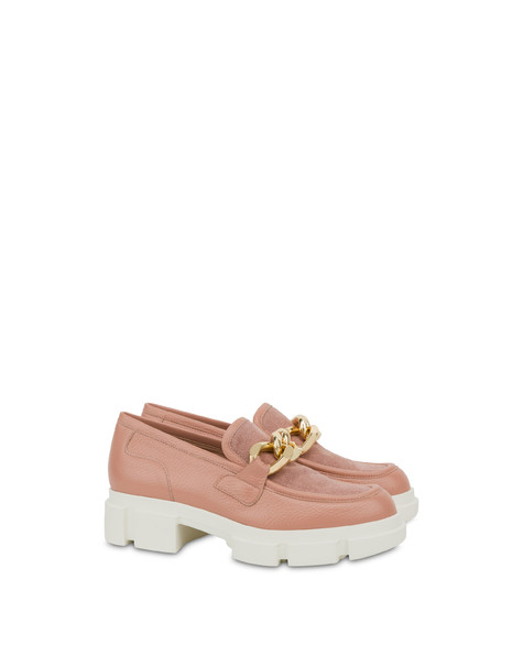 Mocassini in vitello Strawberries NUDE/NUDE