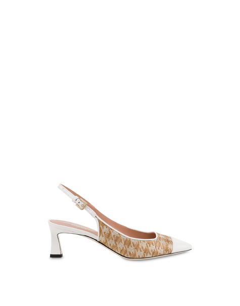 Slingback Pied de Poule Lollipop SAND/BIANCO