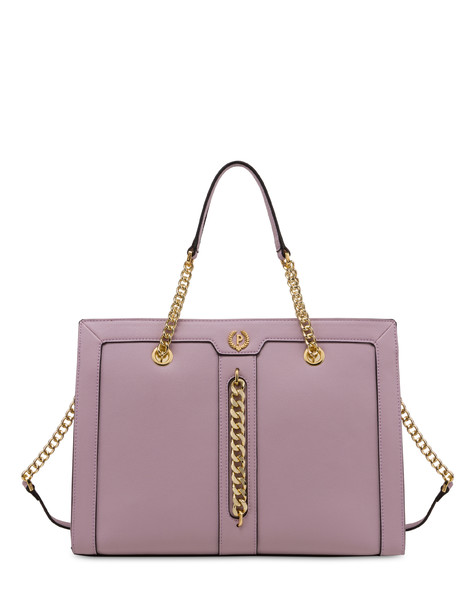 Glam double handle bag with chain LILAC