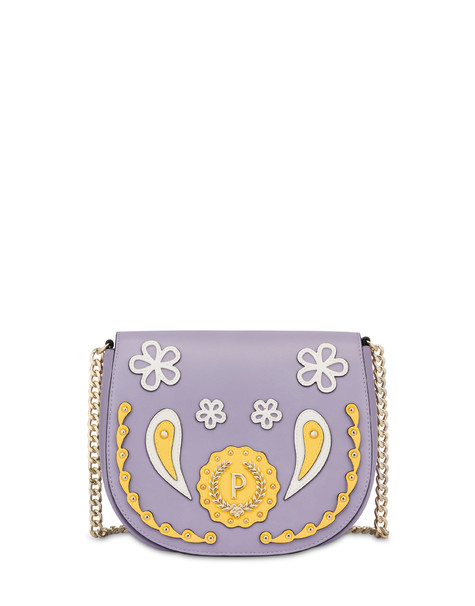 Shoulder bag with Boho patch LILAC